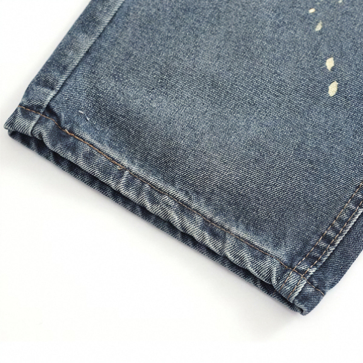 Men's Spring Splash Ink Graffiti Baggy Wide Leg Denim Jeans
