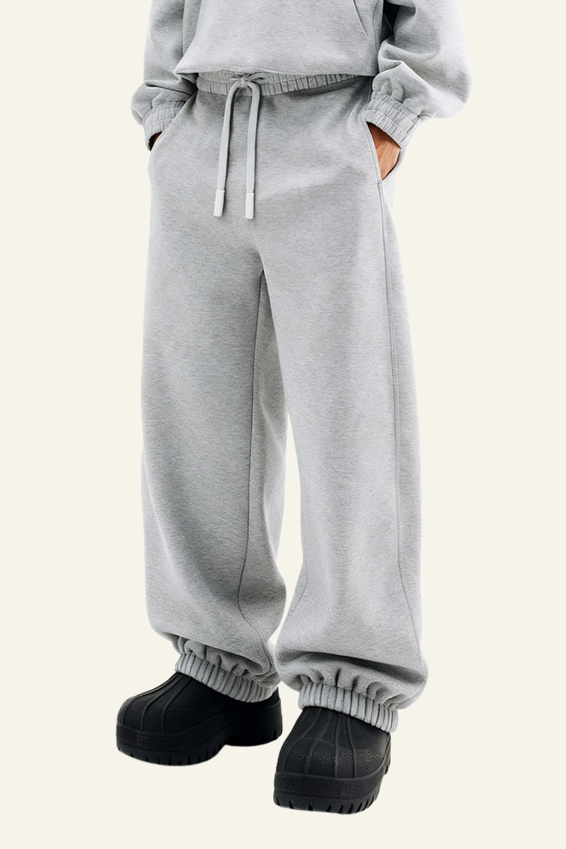 Men's Cotton Streetwear Drawstring Cuffed Sweatpants