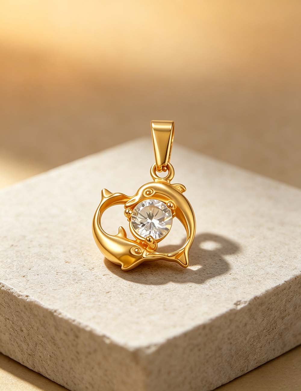 Ladies Gothic Vintage CZ Cross Heart Charm Pendant