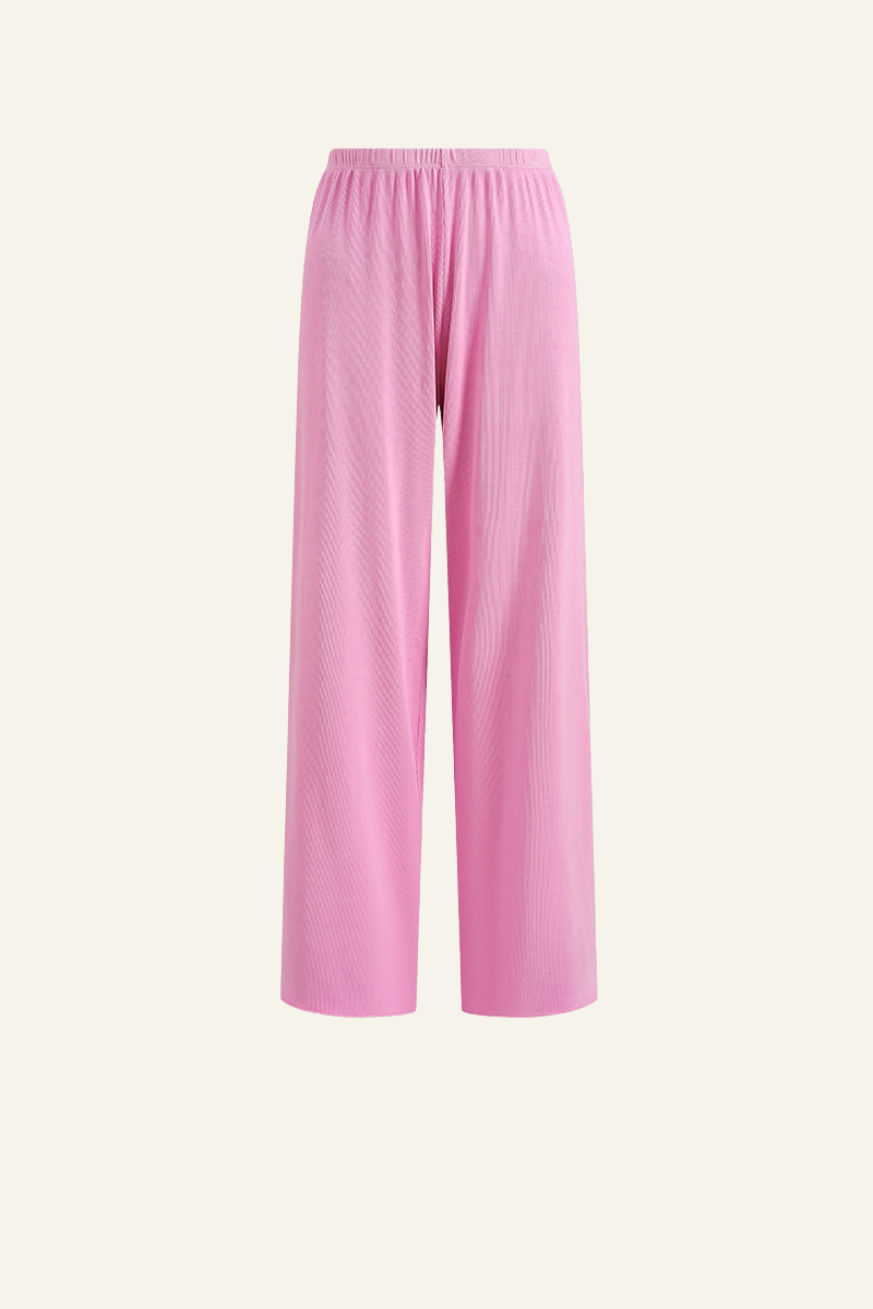 Women's Casual Drape-Style Straight-Leg Pants.