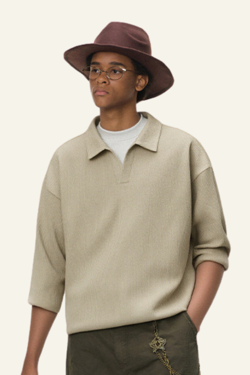 Men's Streetwear Faux Two-piece Patchwork Sweatshirts
