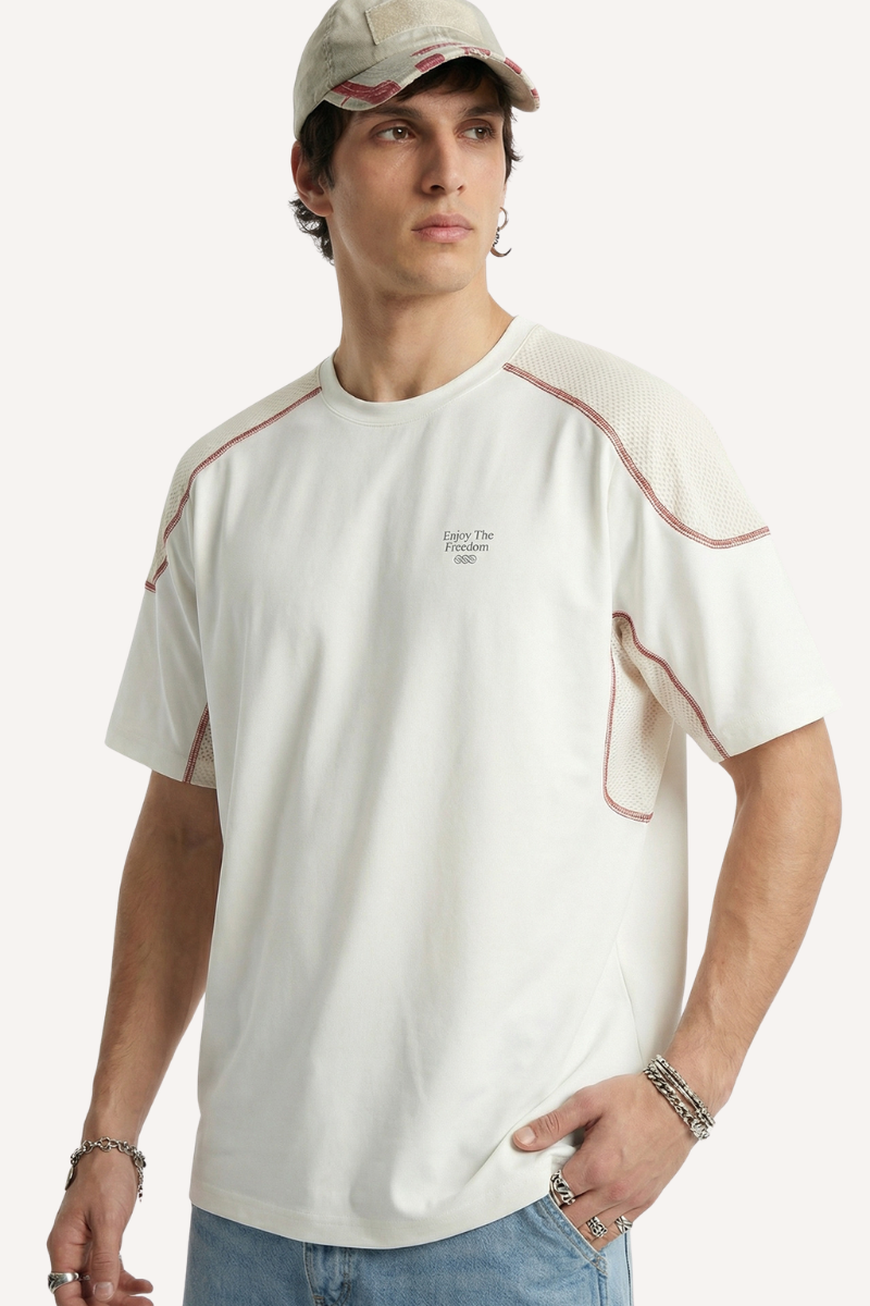 Men's Spring Summer Zone Cooling Reflective Loose Long Tee