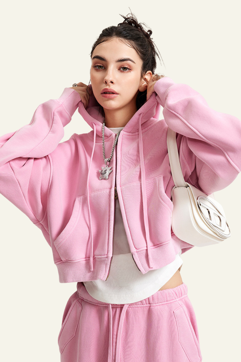 Women's Lightweight Full Zipper Hooded Jacket