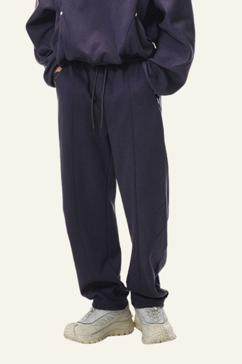 Men's Functional Deconstructed  Curved-Leg Pants.