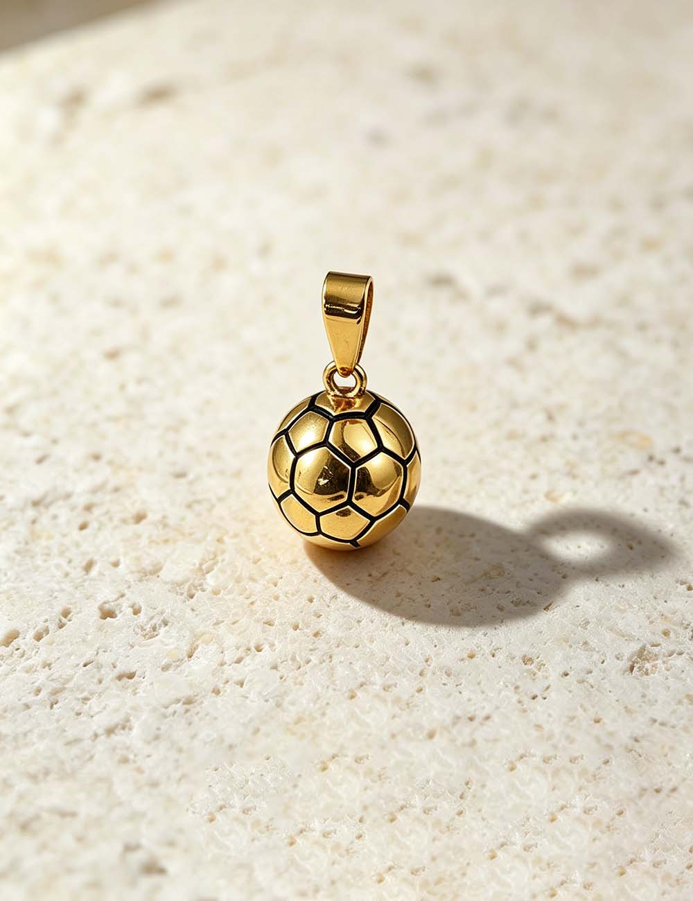 Ladies Sports Theme Stainless Steel Charm