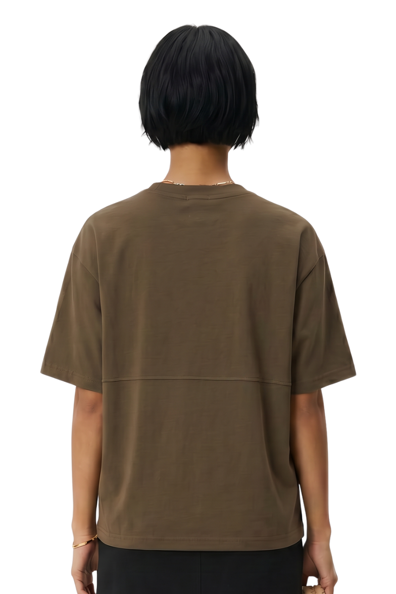 Women's Antibacterial Mite-Repellent Boxy Batwing 3/4 Tee