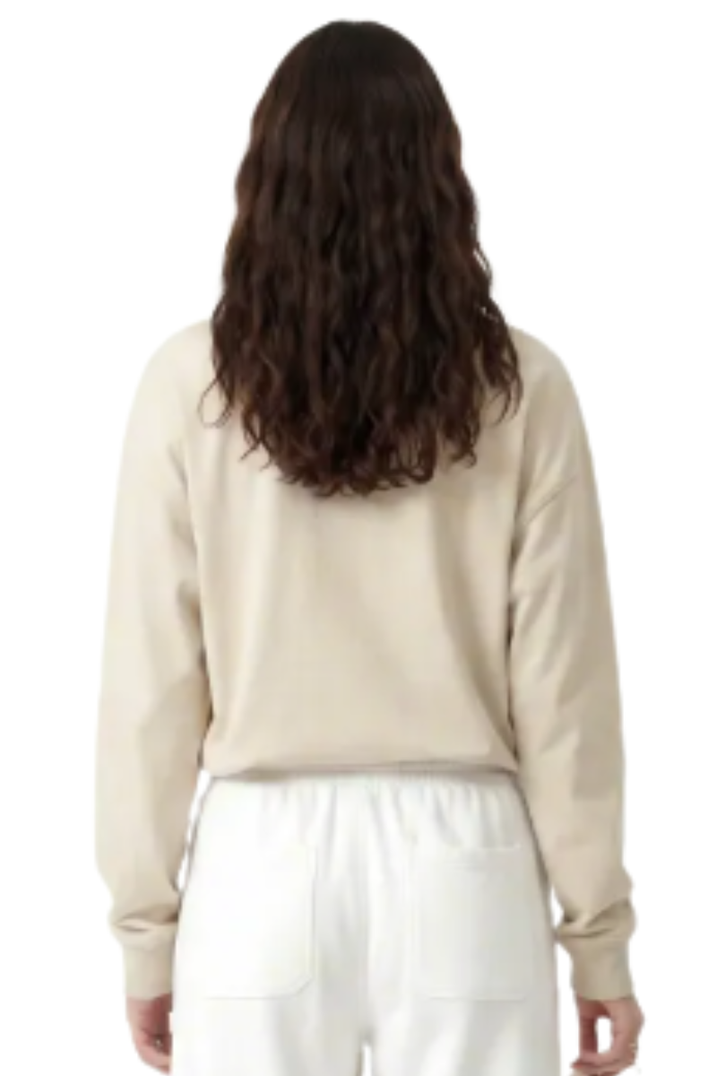 Women's 305g Heavy Cotton Loose Crewneck Long Sleeve Tee