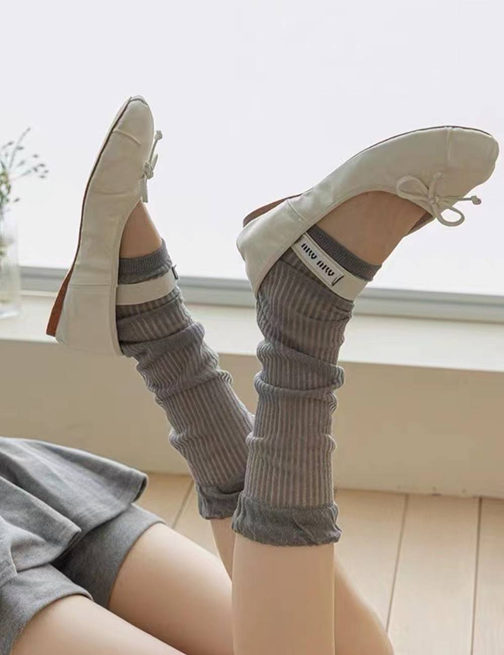 Ladies Lace Hollow Out Knit Socks SKAS50020