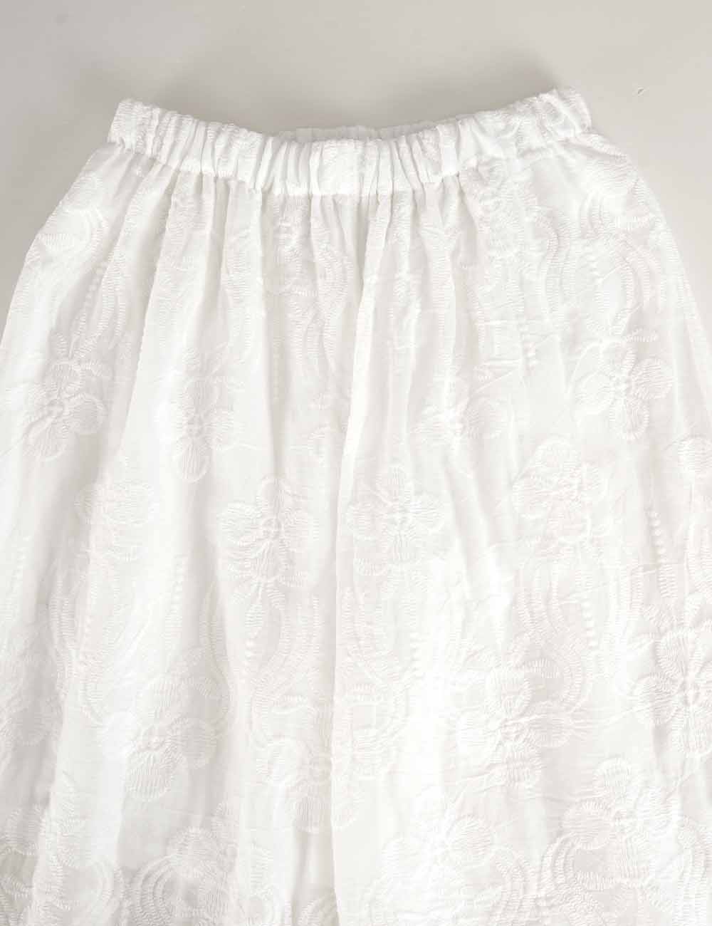 Ladies Crochet Lace Embroidered Button Top & Pants Set