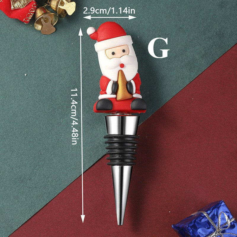 Chirstmas Santa Claus Wine Bottle Stopper SKACC4184