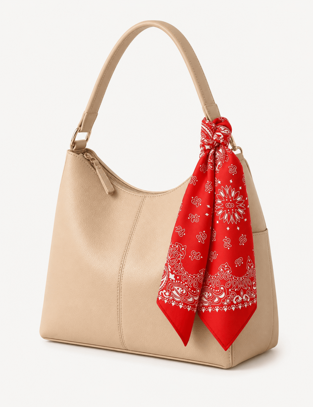 Ladies Fashion Bandana Paisley Print Square Scarf