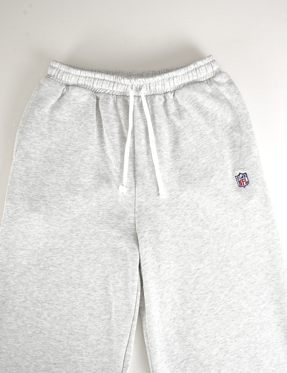 Ladies Team Graphic Embroideries Straight-Cut Legs Sweatpants