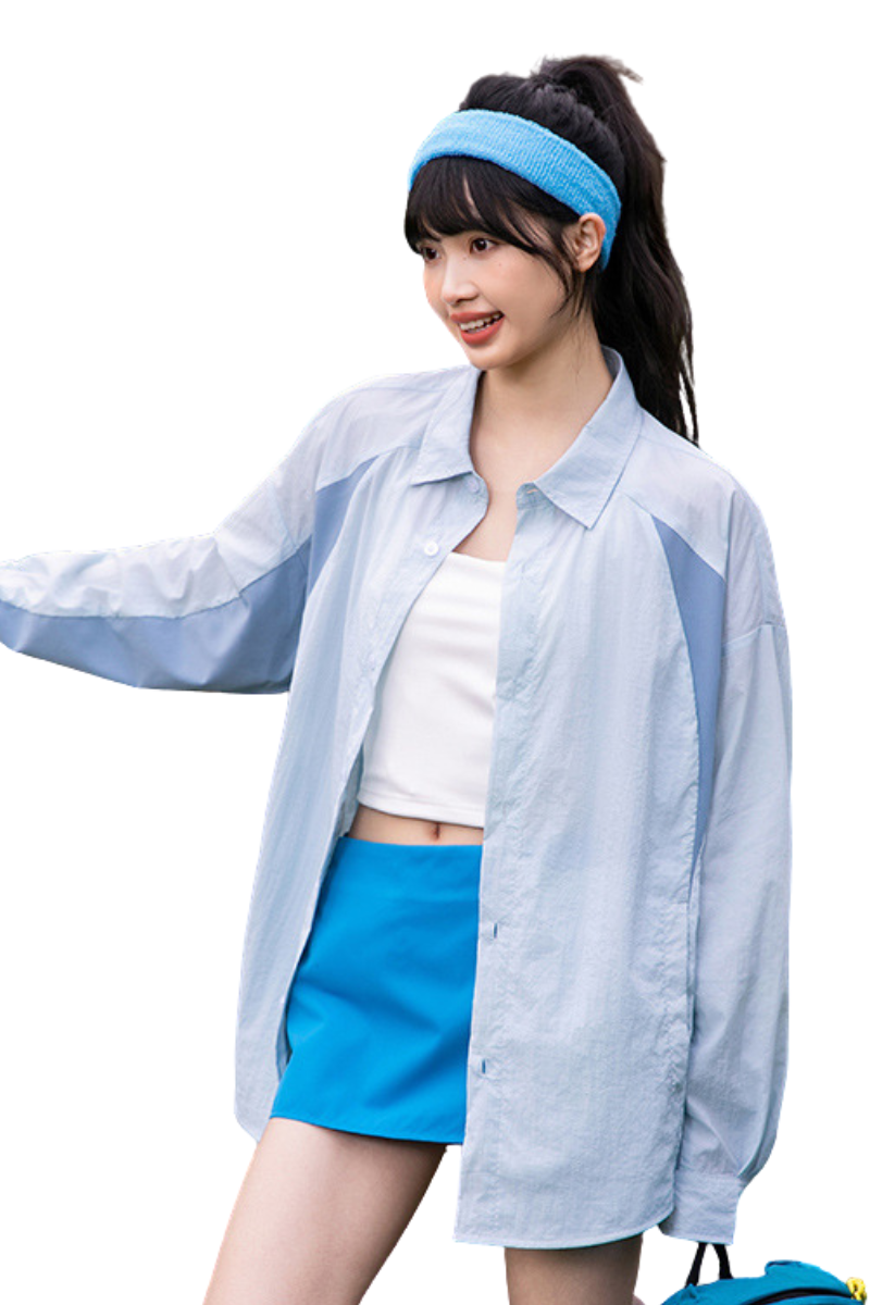 Unisex Summer Bright UPF50+ Long Sleeve Casual Shirt