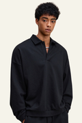 Men's Fall Clothing Stand-Collar Pullover Hoodie