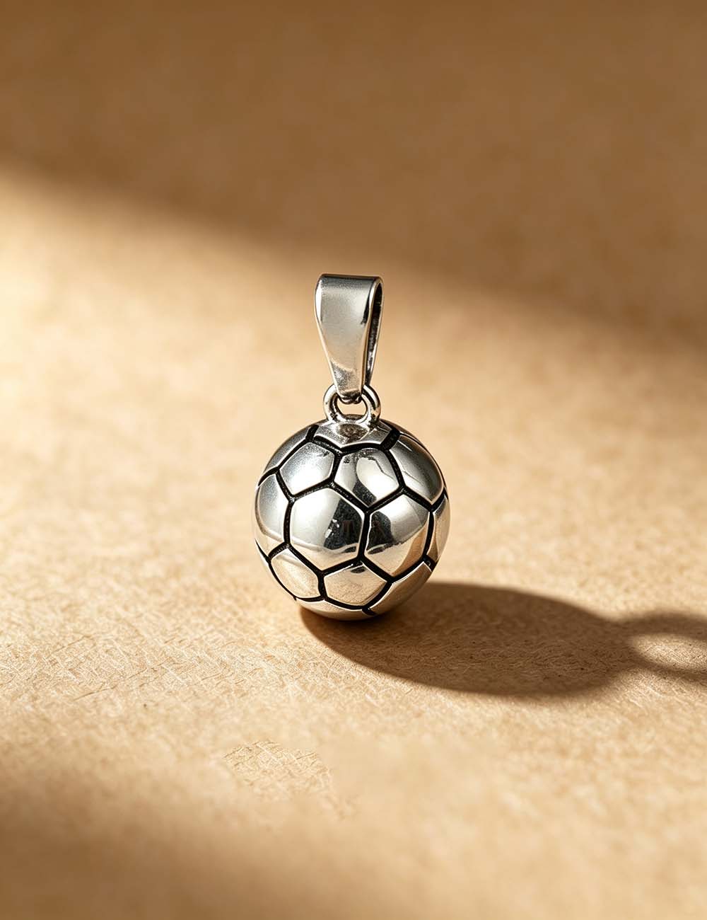 Ladies Sports Theme Stainless Steel Charm