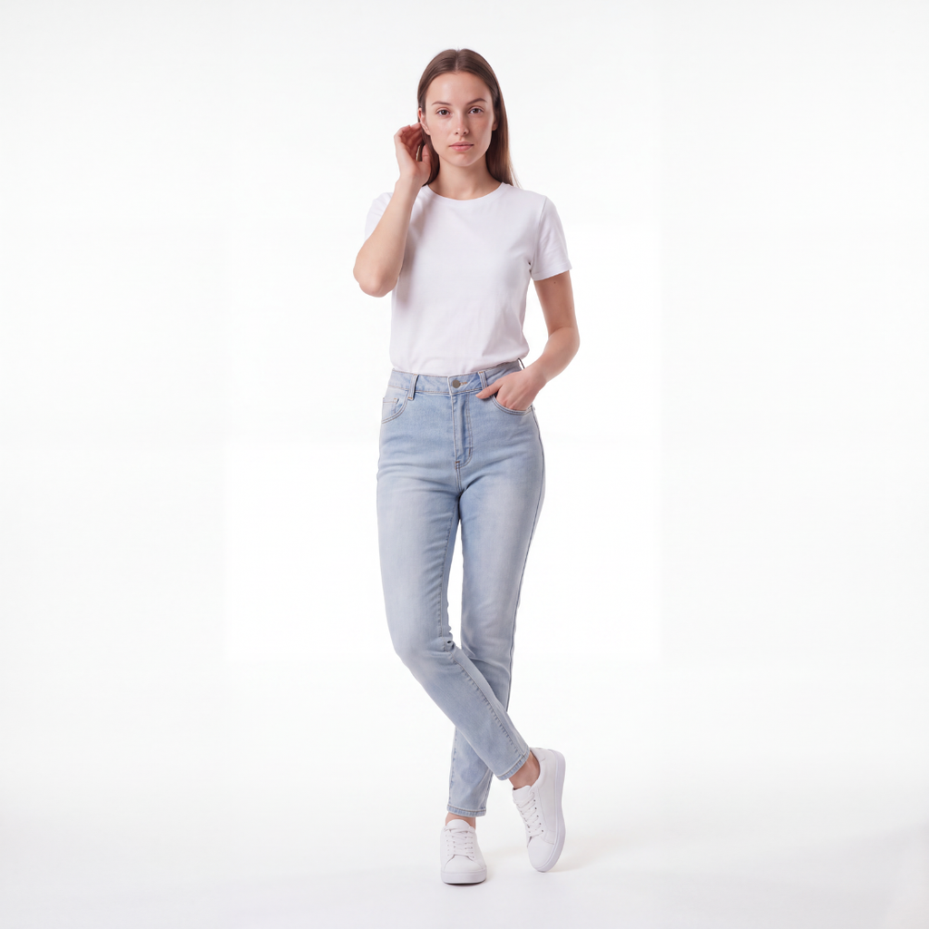 Women's Vintage High Waist Skinny Jeans