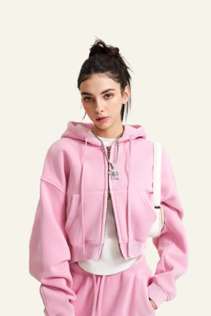 Women's Lightweight Full Zipper Hooded Jacket