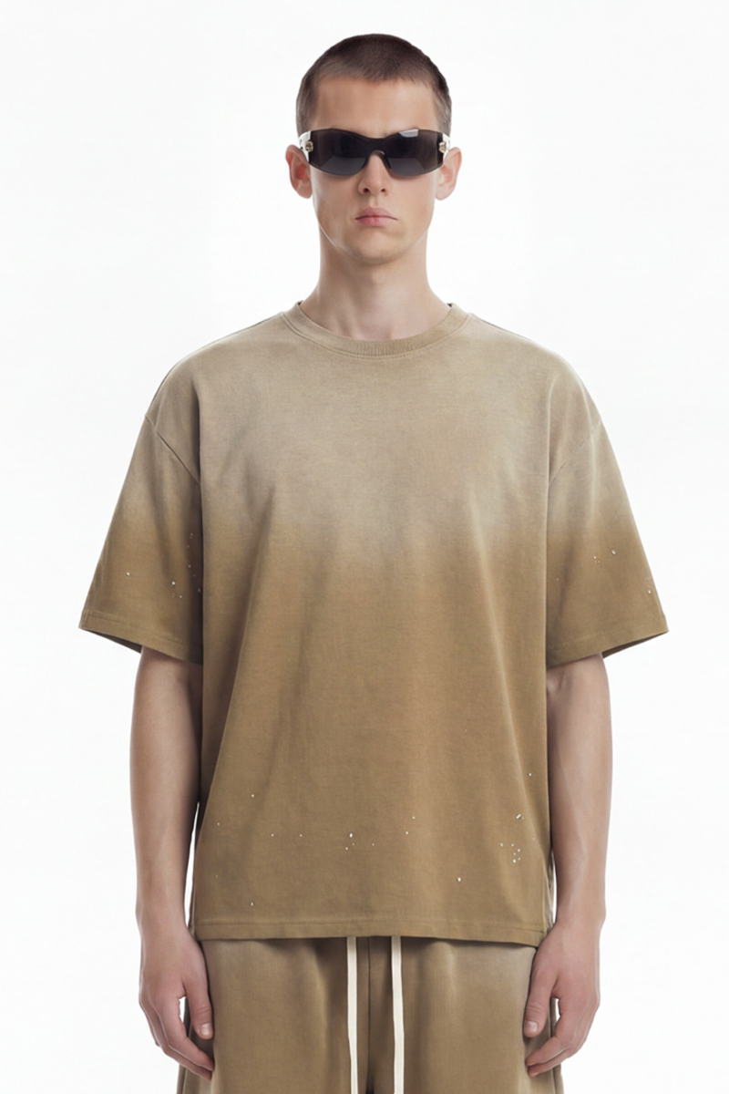 Unisex Loose Splatter Tee - Wash Vintage Air Mamba