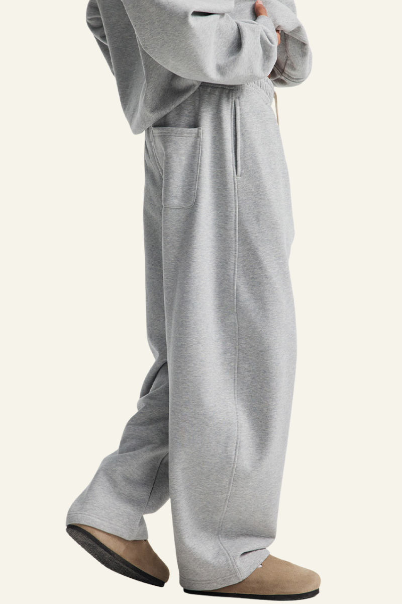 Men's Fall Clothing Fleece Versatile Curved-blade Pants