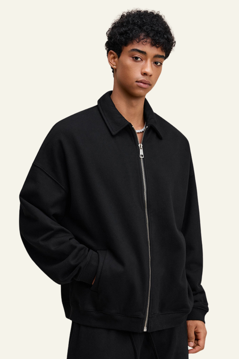 Men's Fall Clothing Full Zipper Streetwear Jacket