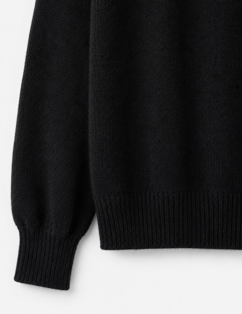 Ladies Button Round Neck Long Sleeve Sweater