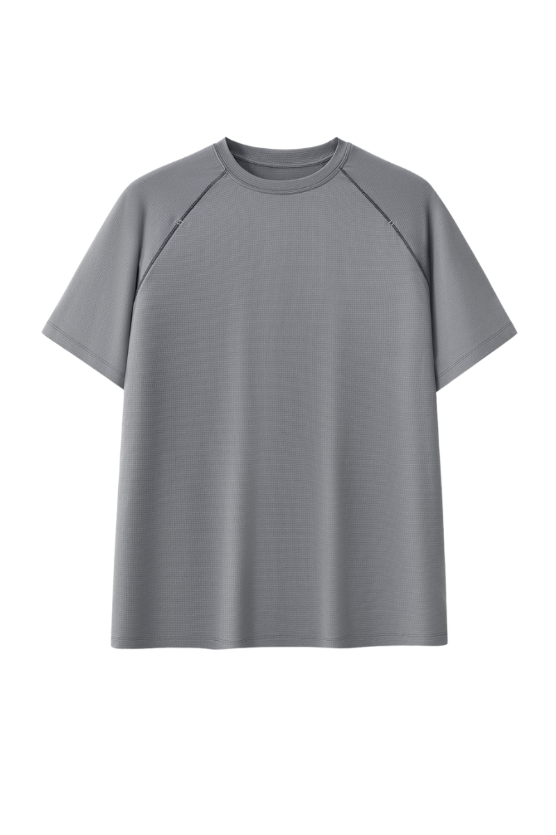 Unisex 7A Antibacterial Cotton 3D Patchwork Tee