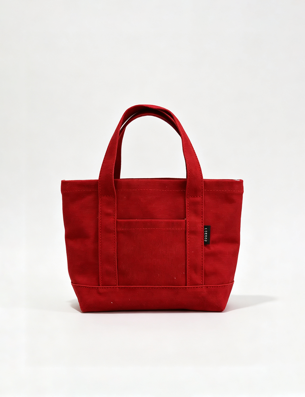 Ladies Casual Solid Canvas Mini Handbag Tote Bag