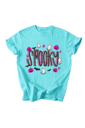 Unisex Summer Halloween Pumpkin Ghost Graphic T-Shirt