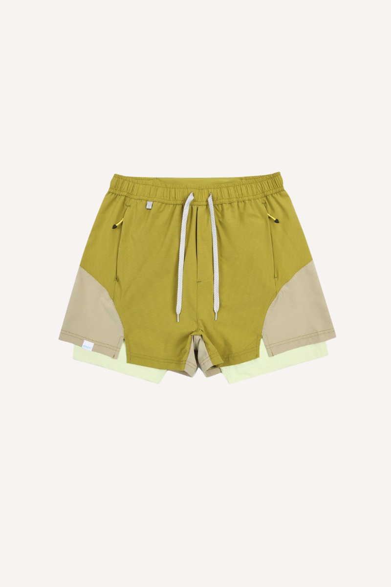 Unisex 2-in-1 Reflective UPF50+ Cooling Quick Dry Shorts