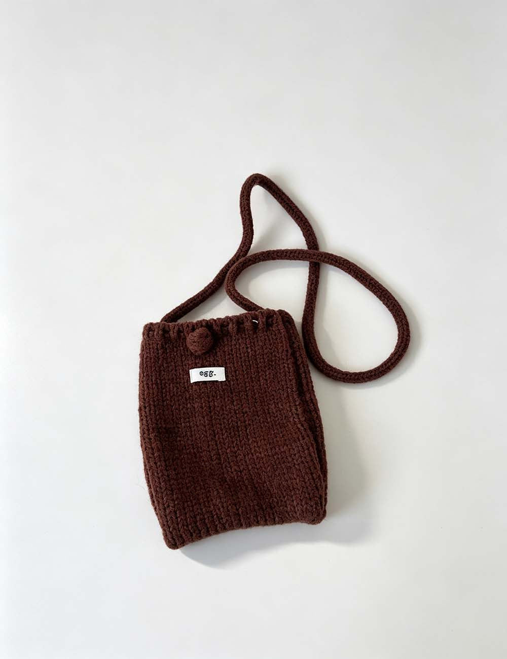 Ladies Casual Aesthetic Knit Mini Crossbody Phone Bag