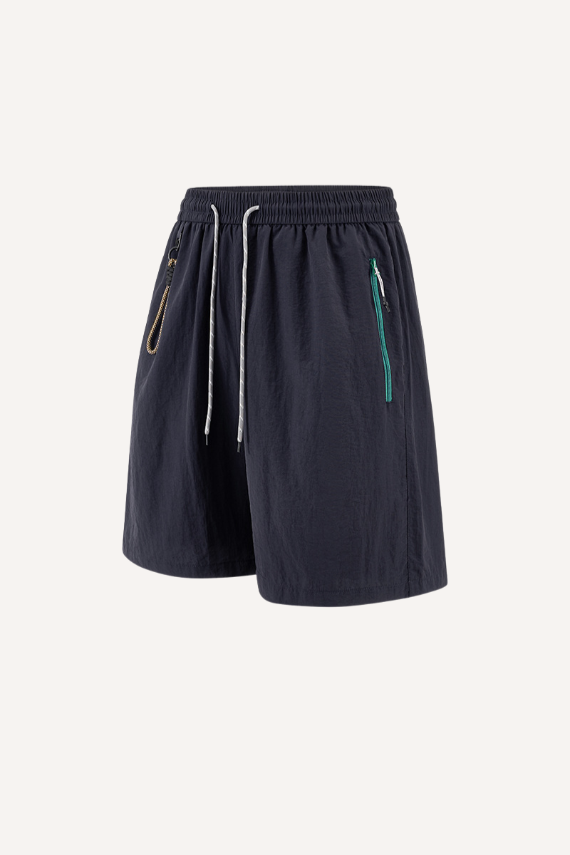 Men's Spring Summer Waterproof Zip D-Ring 5" Shorts