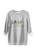 Unisex Fall Clothing Christmas Tree Graphic Sweatshirt