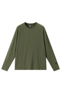 Men's Summer Wool Long Sleeve Outdoor Anti-Odor Tee
