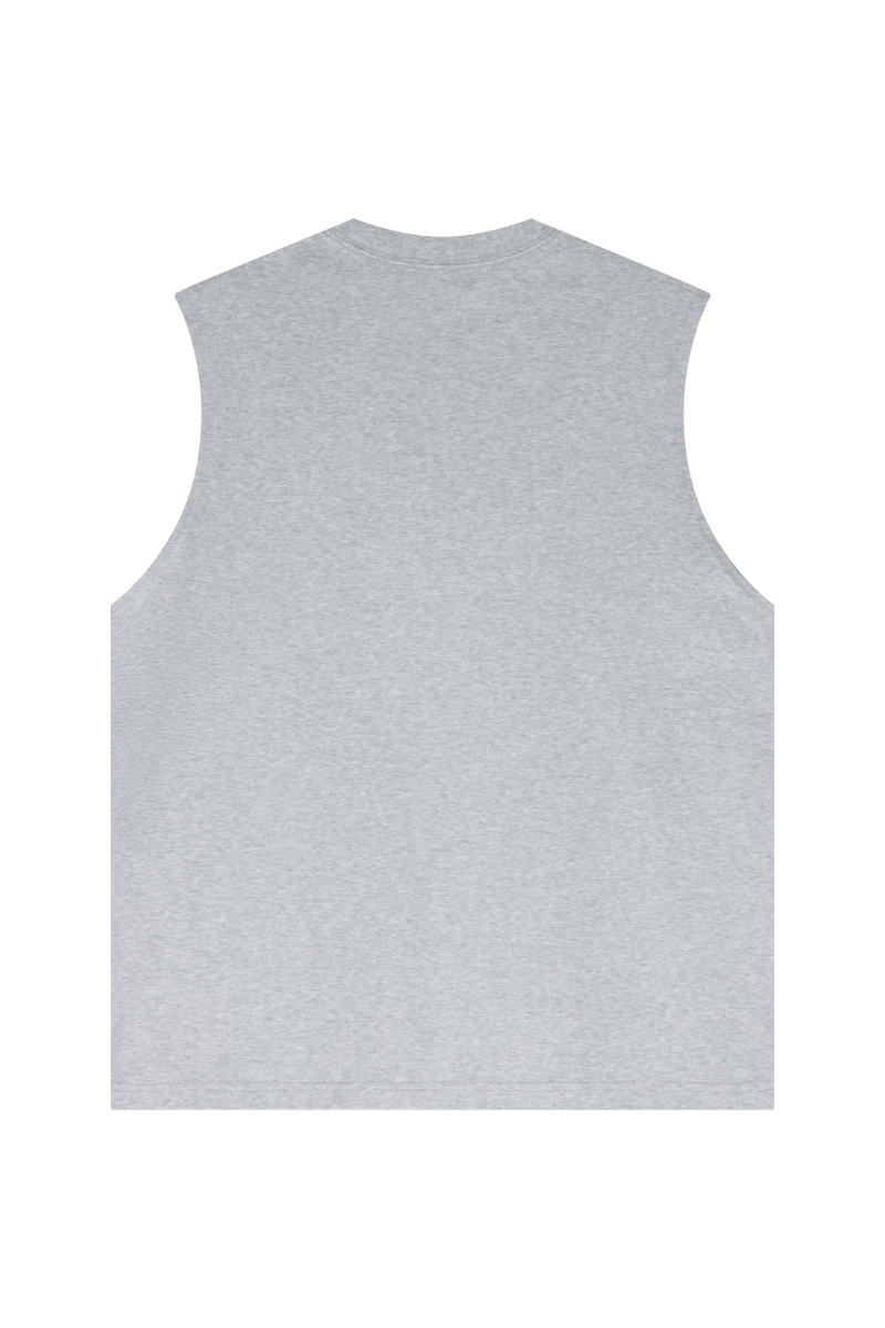 Unisex Summer Lyocell Cooling Paneled Loose Tank Top
