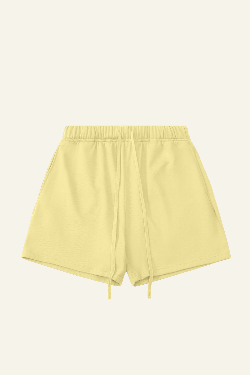 Men's  Cotton Streetwear Drawstring Solid Shorts