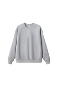 Men Fall Clothing Blend Raglan Cropped Pullover Sweatshirt