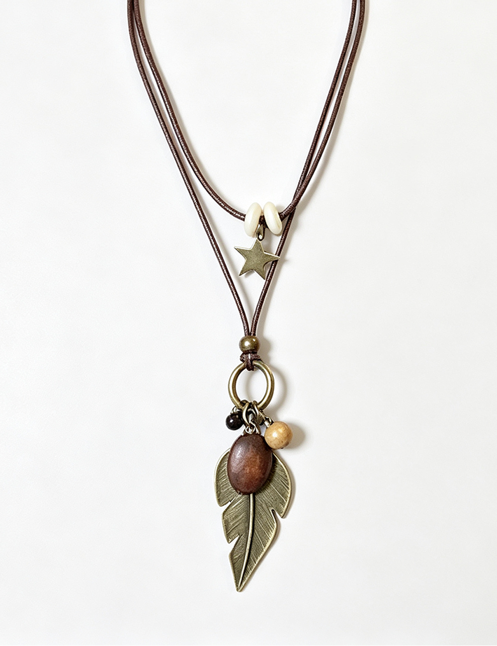 Ladies Retro Butterfly Beaded Long Sweater Chain