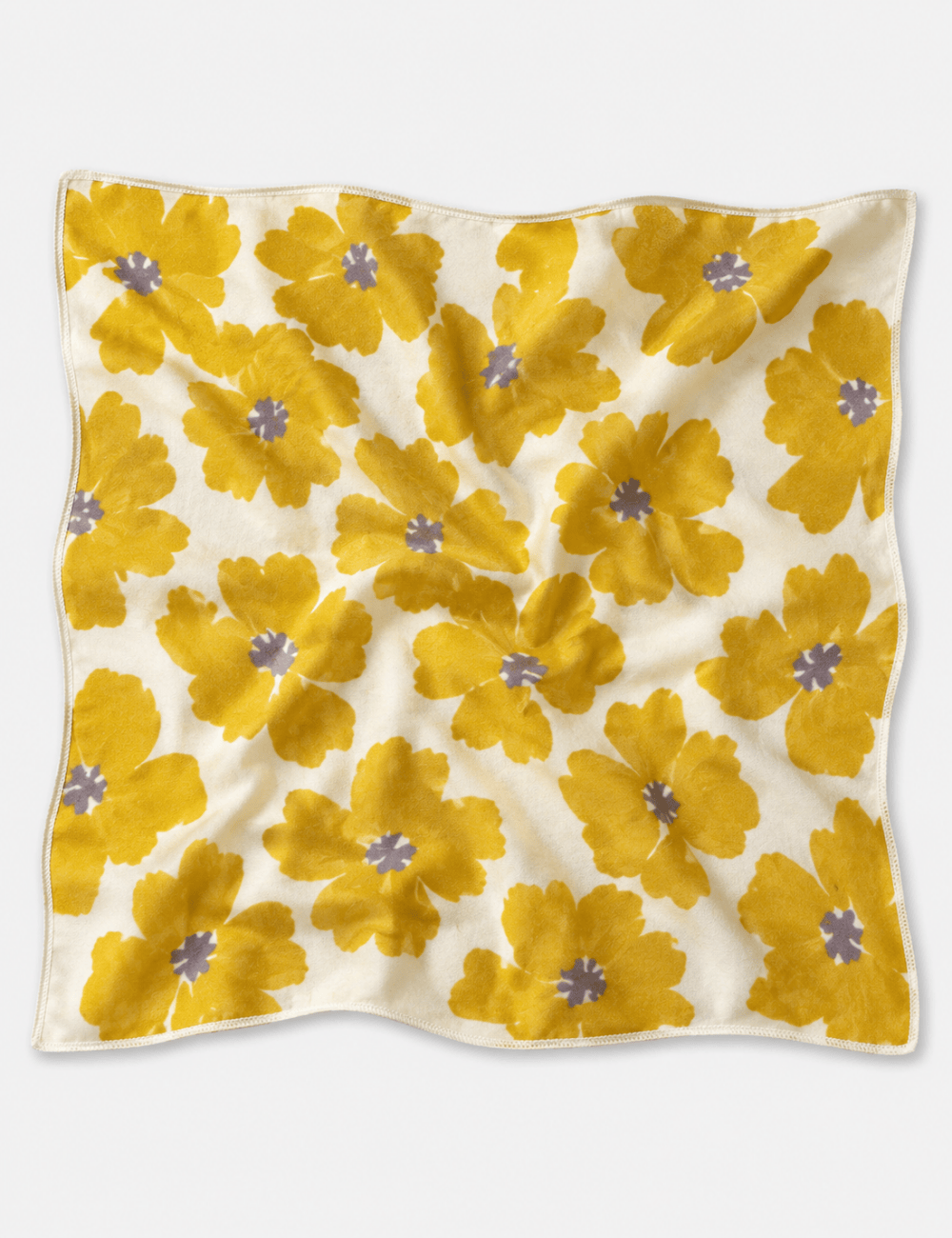 Ladies Casual Doodle Print Bandana Scarf