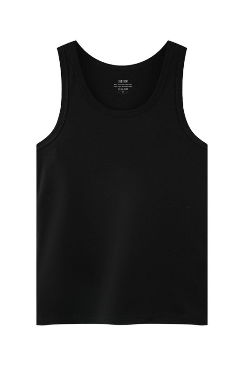 Unisex Summer 50s Luxury Pima Ice Silk Tank