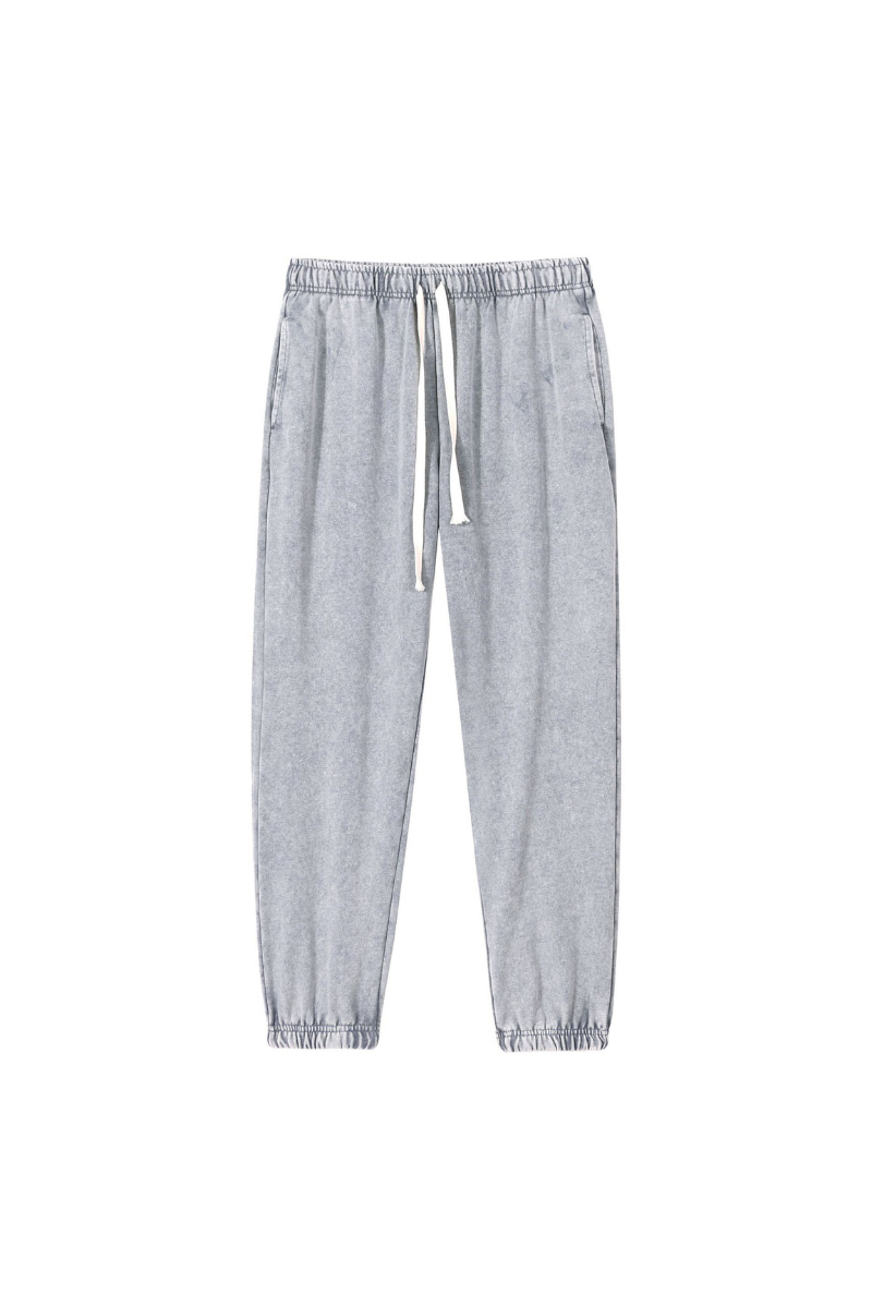 Unisex Fall Clothing 400G Washed Vintage Relaxed Sweatpants