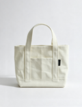 Ladies Casual Solid Canvas Mini Handbag Tote Bag