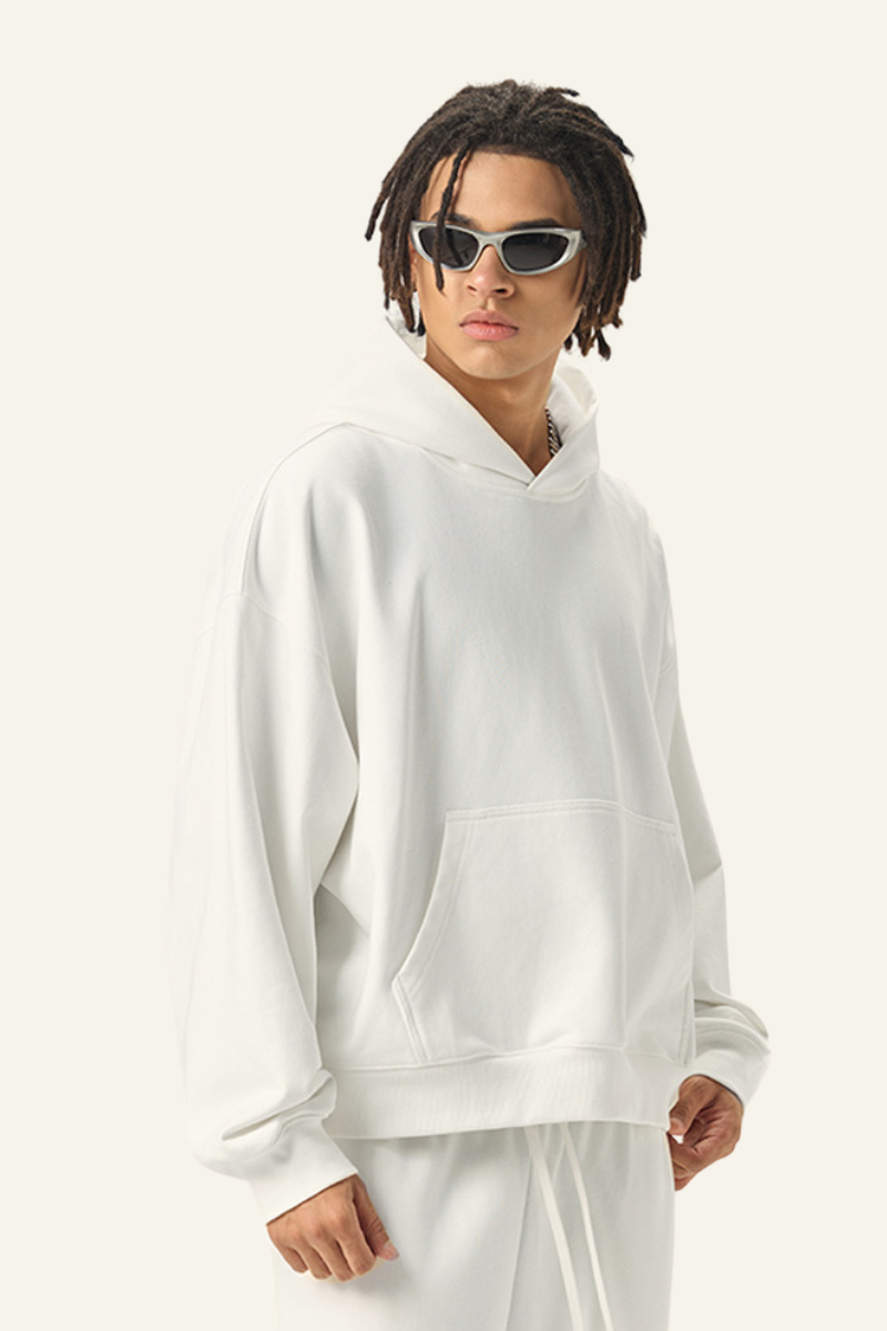 Men's Fall Clothing Stretwear Relaxed Fleece Hoodie
