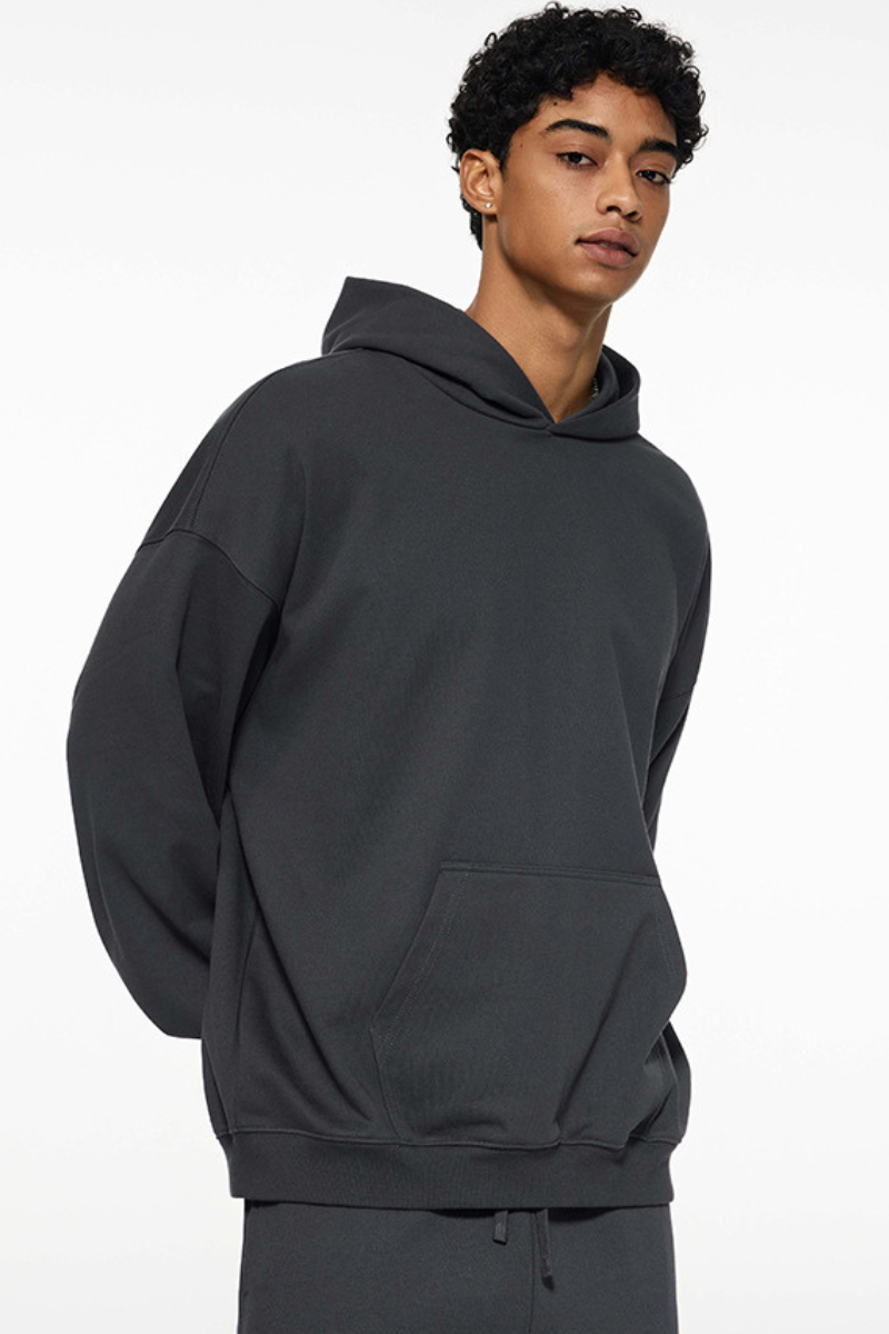 Men's Fall Clothing 430g Terry Loose DropShoulder Hoodie