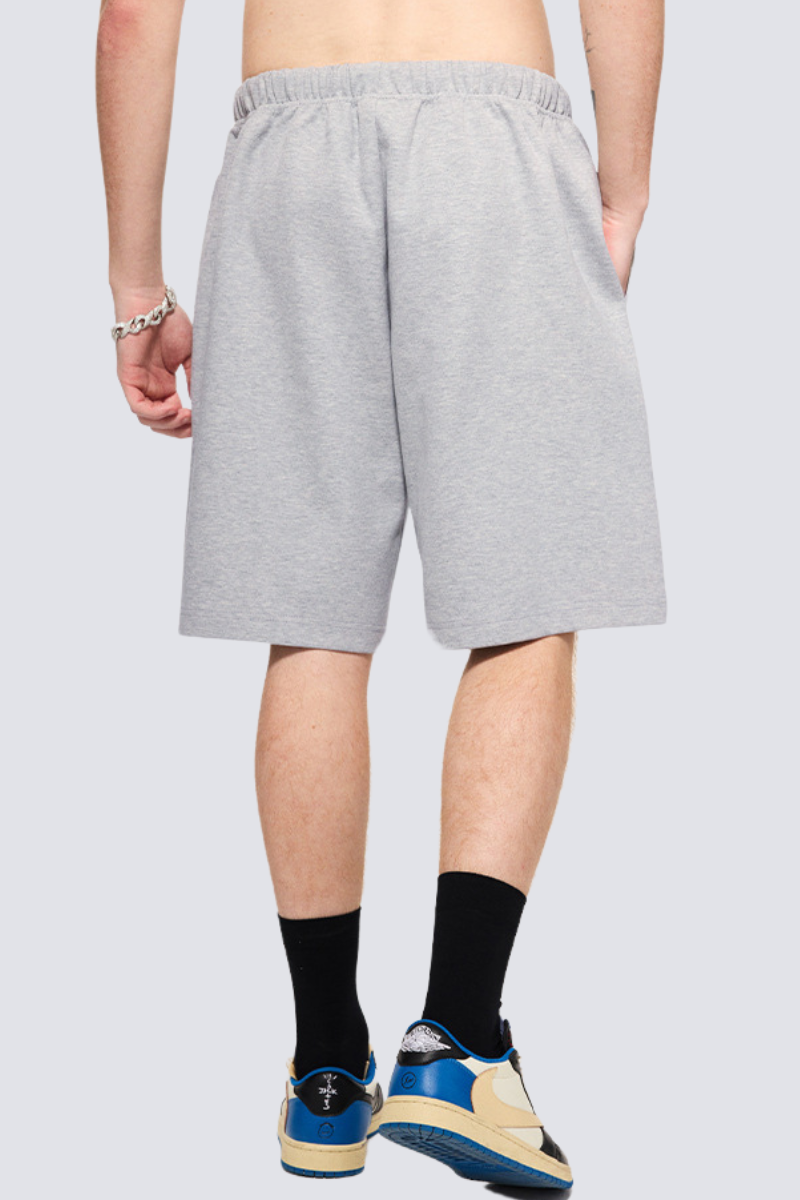 Men's Summer 290g Textured Fleece Loose Elastic Shorts