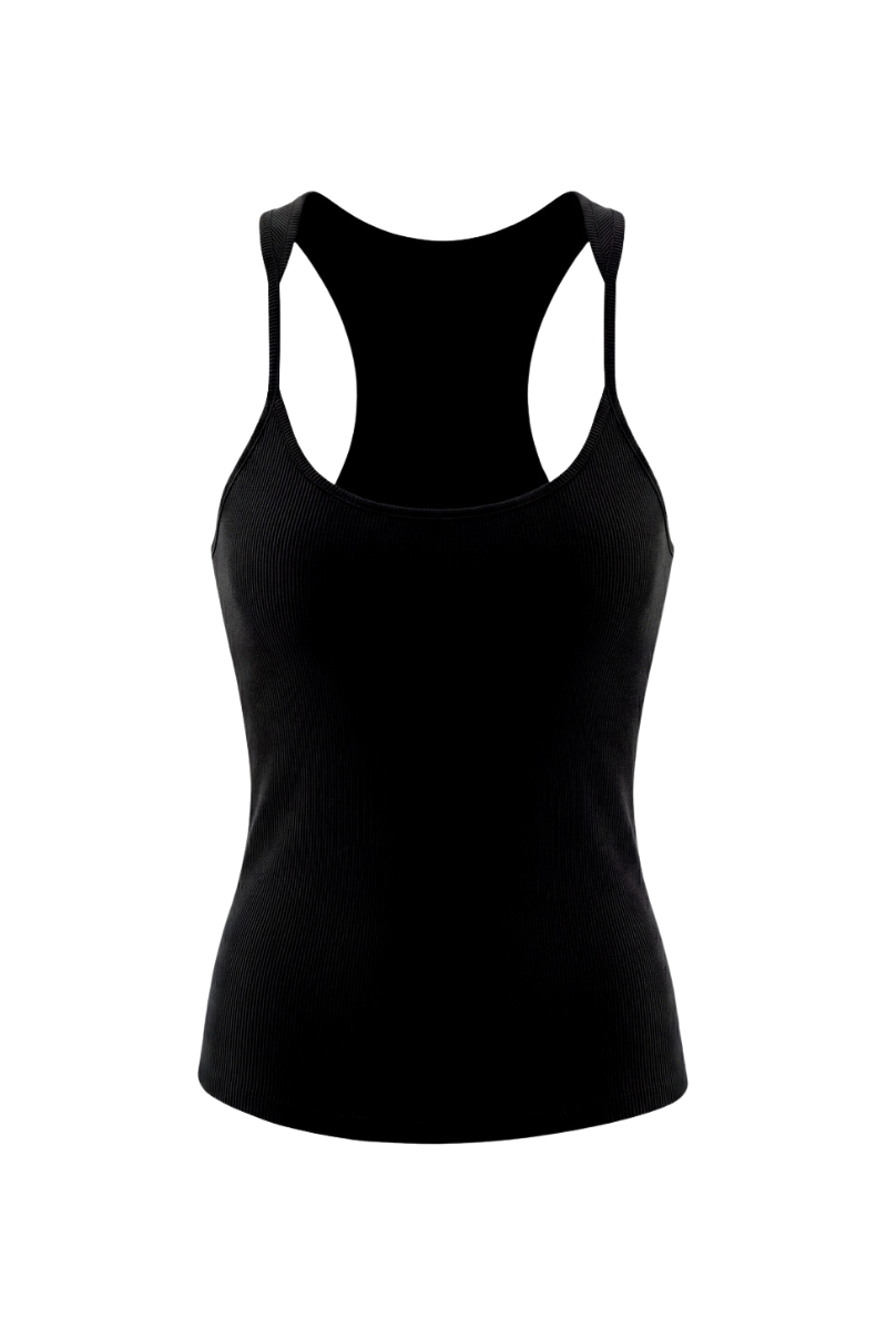 Women's Summer 265g Solid SKM Shaping LowNeck Spaghetti Tank