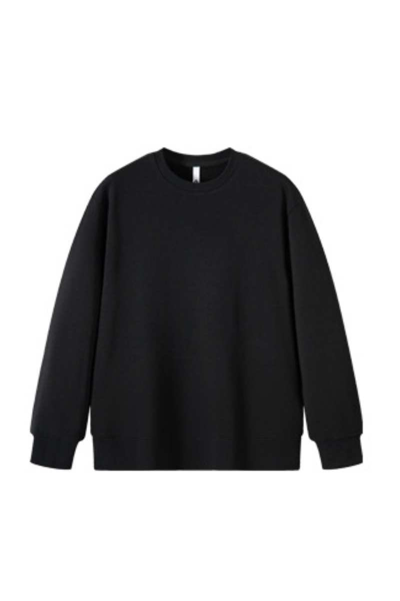 Men Fall Clothing 380gsm 100% Cotton Crew Neck Sweatshirt