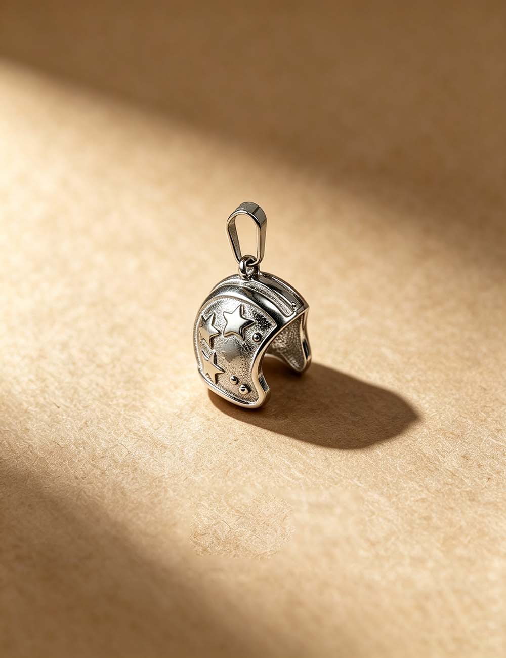Ladies Sports Theme Stainless Steel Charm