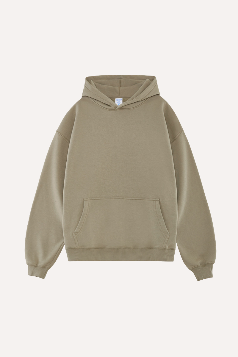 Men's Fall Winter 380g Fleece Hoodie Oversized USA Retro