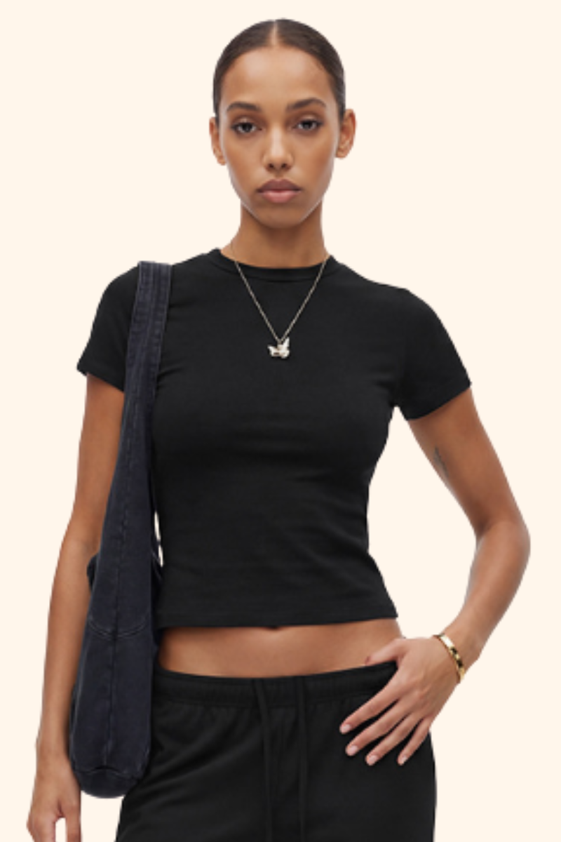 Women's Summer 200g High Stretch Slim Sports Tee