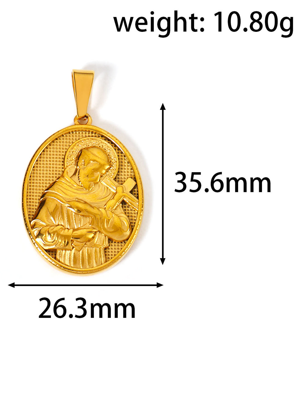 Ladies Vintage Heart Key Cross Gold Plated Pendant Charms